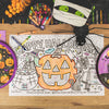 Halloween Paper Pumpkin Placemat Set