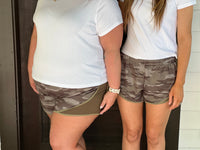 SALE! Babe Shorts in Green Camo *Final Sale*