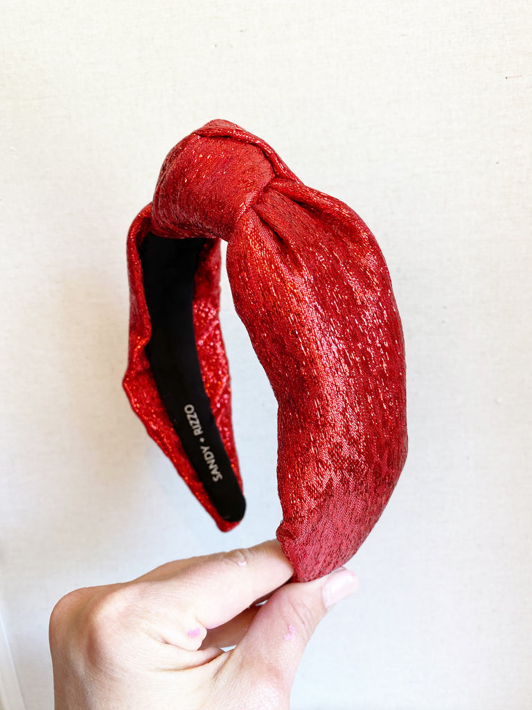 Red Shimmer Headband