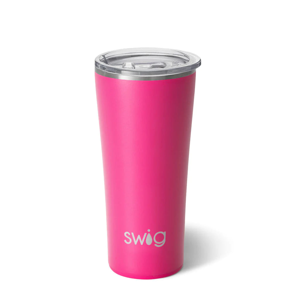 Swig Matte Hot Pink 22oz Tumbler