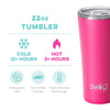Swig Matte Hot Pink 22oz Tumbler